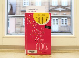 Buch von Matthew Quick: Die Sache mit dem Glück © Stadtbibliothek Erlangen