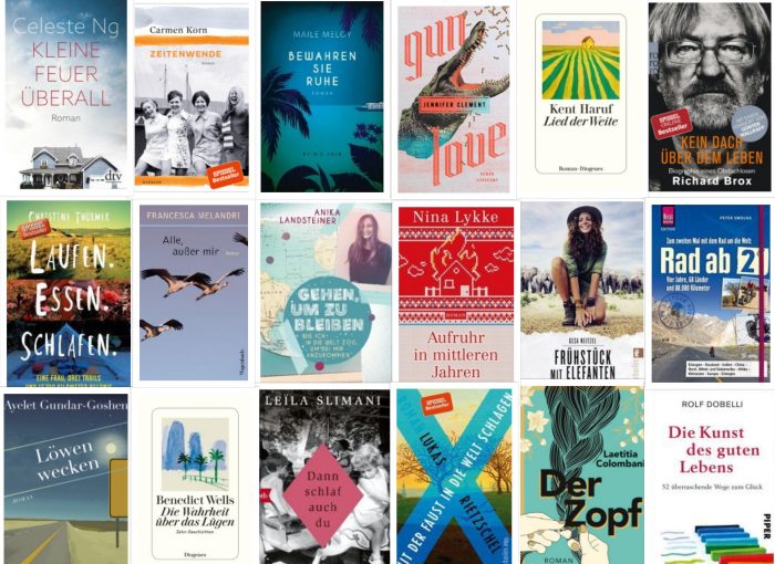 18 Bücher, die ich 2018 gelesen habe und mit 4,5 oder 5 Sternen bewertet habe