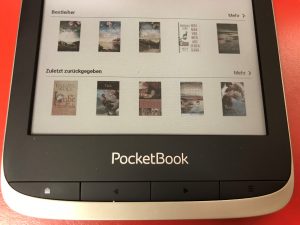 Onleihe im Browser des PocketBook Color