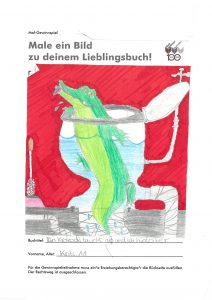 Ein Krokodil taucht ab und ich hinterher (Kriti, 11 Jahre) (c) Stadtbibliothek Erlangen