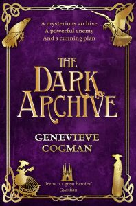 Das Cover von "The Dark Archive" mit Link zum Bibliothekskatalog