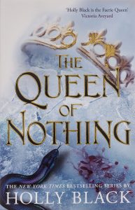 Das Cover von "The Queen of Nothing" mit Link zum Bibliothekskatalog