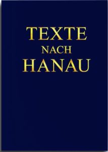 Texte nach Hanau Cover