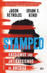 Das Cover von "Stamped" mit Link zum Bibliothekskatalog