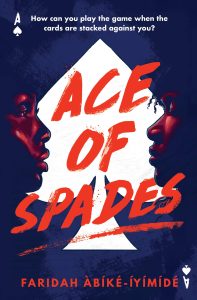 Das Cover von "Ace of Spades" mit Link zum Bibliothekskatalog