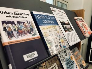 Buchausstellung Urban Sketching