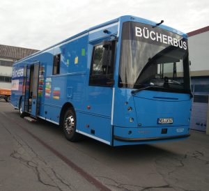 Der Bücherbus des Landkreis Neustadt an der Aisch / Bad Windsheim
