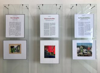 Ausstellung Ortsschimpfnamen in Stadtbibliothek Erlangen
