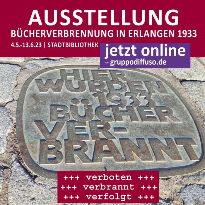 Ausstellung Bücherverbrennung in Erlangen 1933 jetzt online gruppodiffuso.de